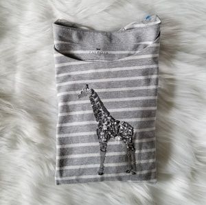 Talbot Shimmer Giraffe Striped Sweater